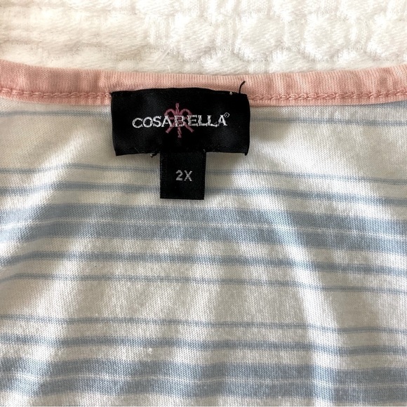 Cosabella 100% COTTON BARE NECESSITIES TANK TOP - Size 2X - Made in Peru - Picture 4 of 8